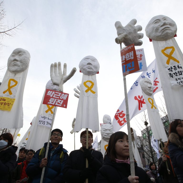 skorea protest skorea protest