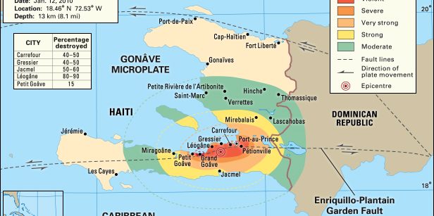 map of haiti map of haiti