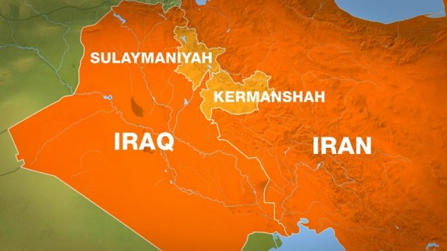 Iran Iraq border Earthquake in Oct. 2017 Iran Iraq border Earthquake in Oct. 2017